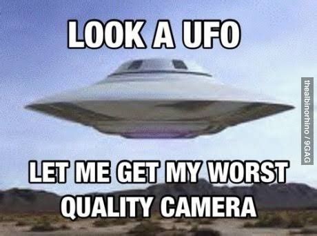 why are ufo and ghost videos always in low quality